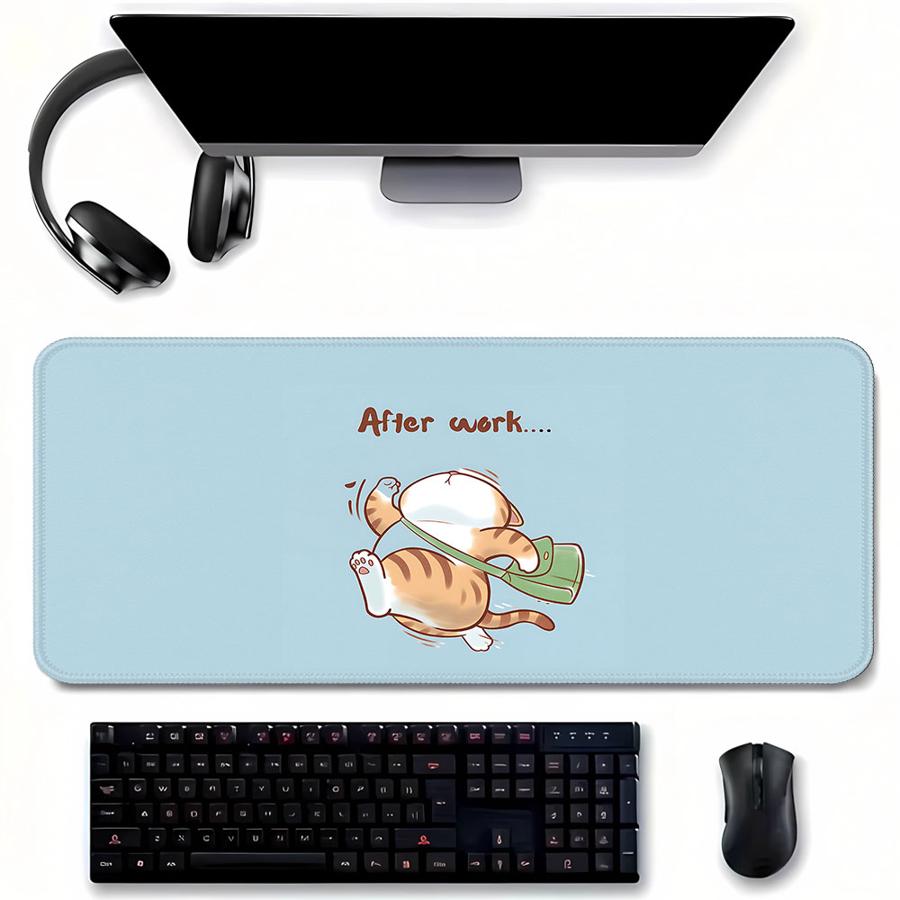 Laptop Accessories Officeworks - Work Cat Art Waterdichte muismat Toetsenbordmuismat