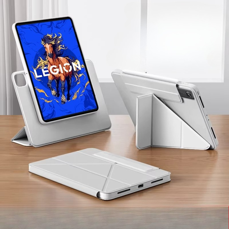 Legion Laptop Accessories - Opvouwbare, afneembare, sterke magnetische transparante hoes