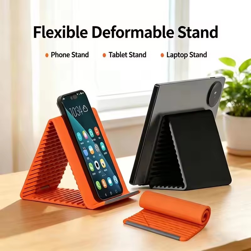 Laptop Accessories Organizer - Luie draagbare telefoonstandaard Siliconen desktop tablet-laptophouder