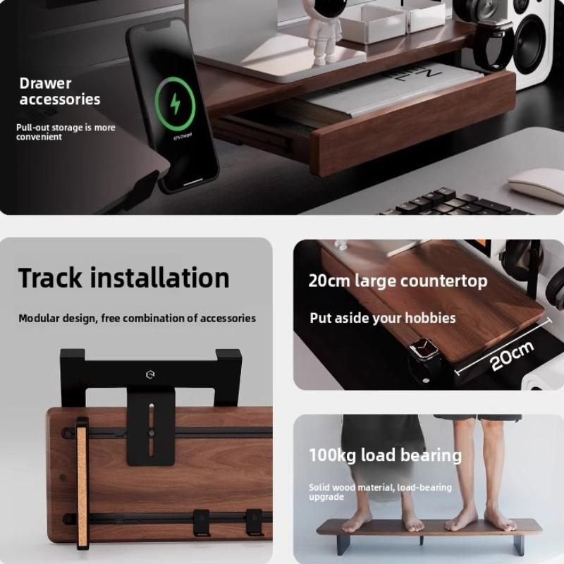 Laptop Accessories Organizer - Z3 Pro Accessoiremonitor Metalen opbergdoos Modulair