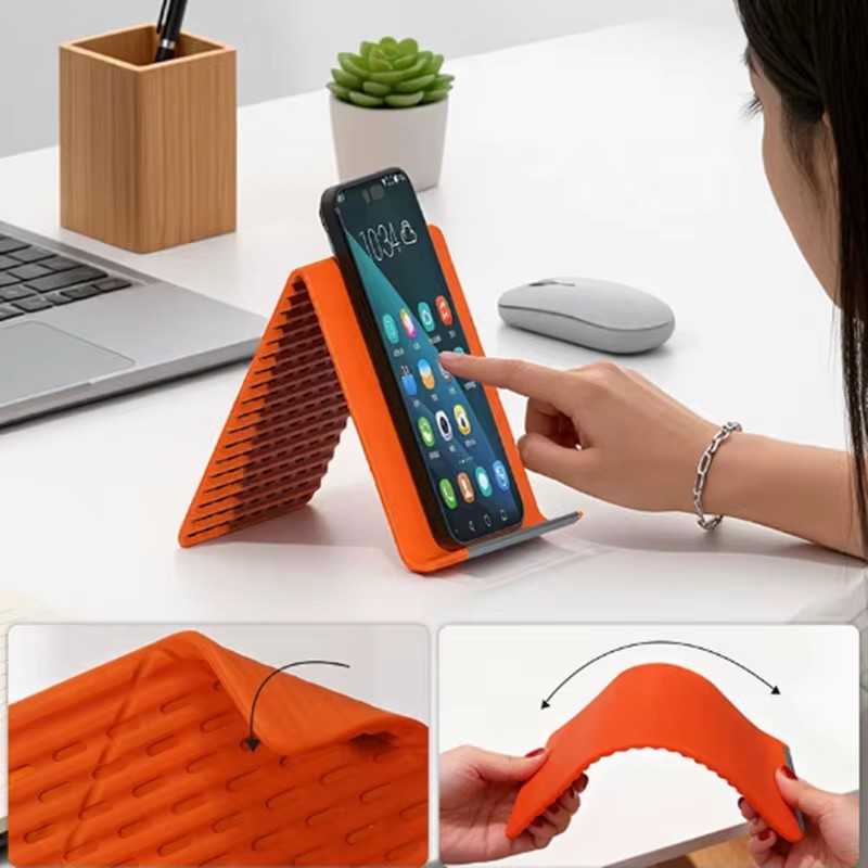 Laptop Accessories Organizer - Flexibele opvouwbare siliconen telefoonhouder, draagbare verstelbare