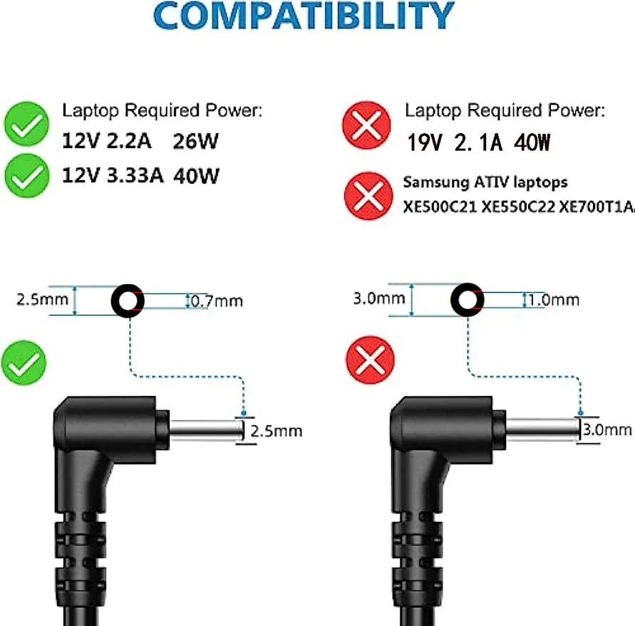 12V 3.33A Laptop Ac Adapter Op - Laptop Accessories Shop recensie en prijs