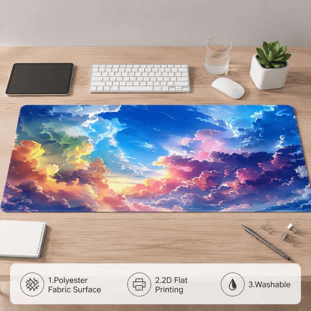 Kleurrijke print met zonsonder - Laptop Accessories Officeworks recensie en prijs