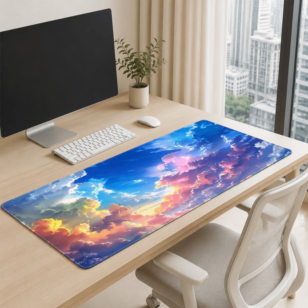 Kleurrijke print met zonsonder - Laptop Accessories Officeworks recensie en prijs