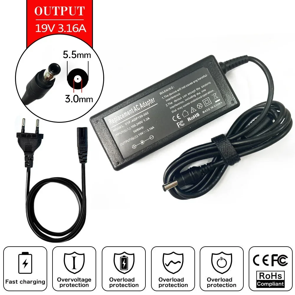 19V 3.15A/3.16A 60W Laptop Ac  - Laptop Accessories Shop recensie en prijs