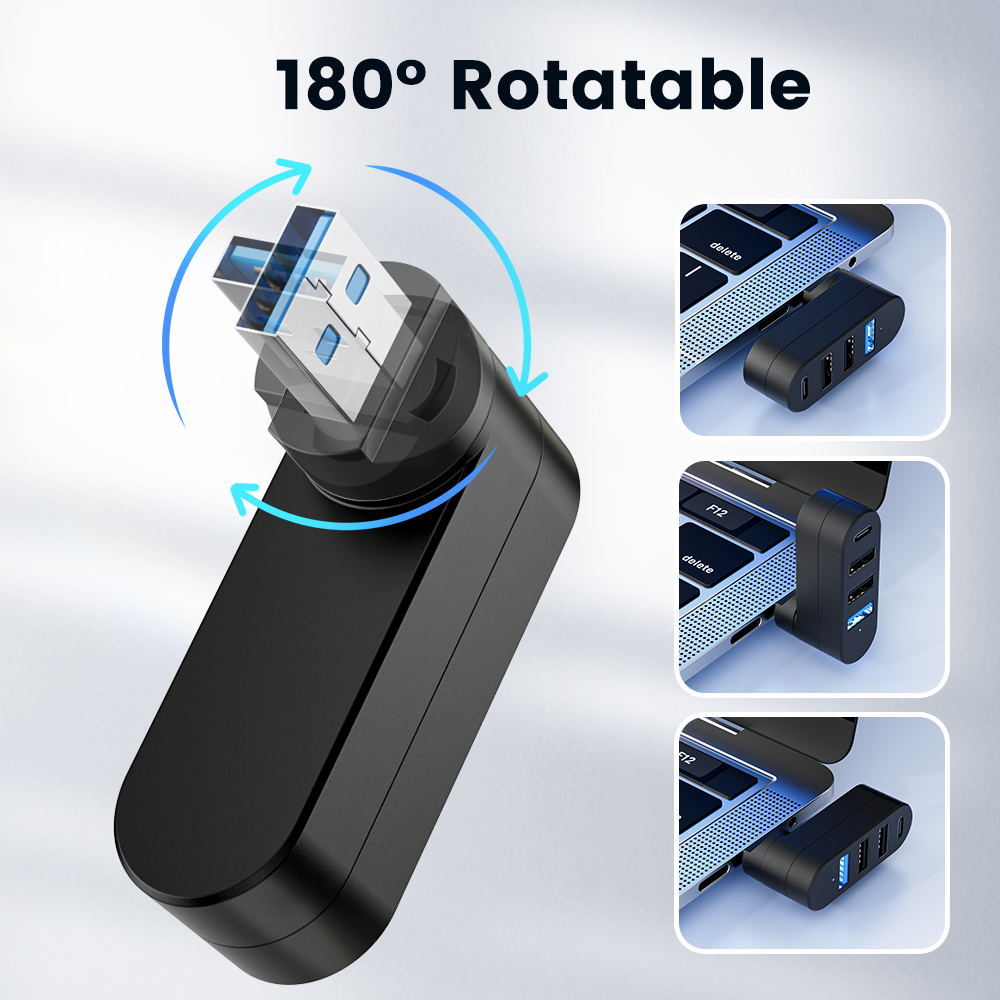 USB Hub 3.0 Adapter Draaibare  - Xiaomi Laptop Accessories recensie en prijs