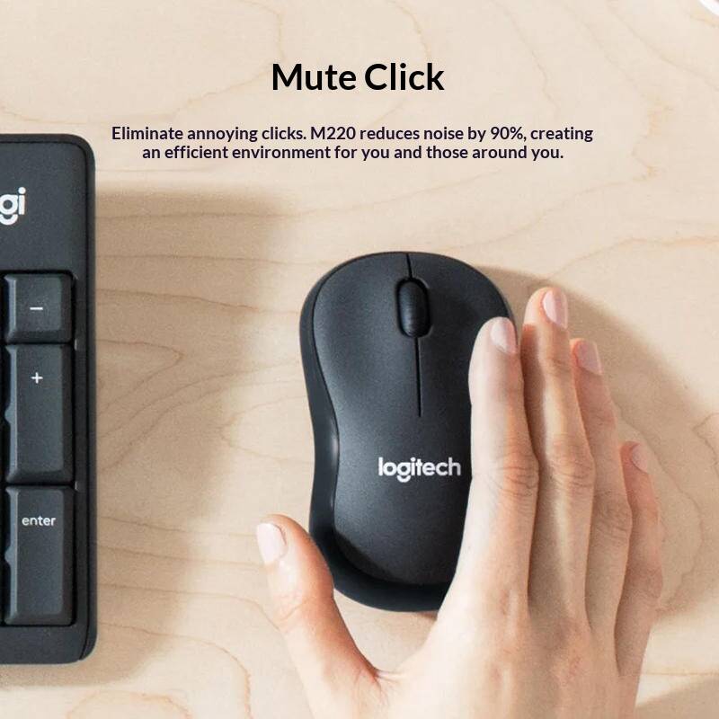 Logitech M220 2.4G Stille Muis - Laptop Accessories Officeworks recensie en prijs