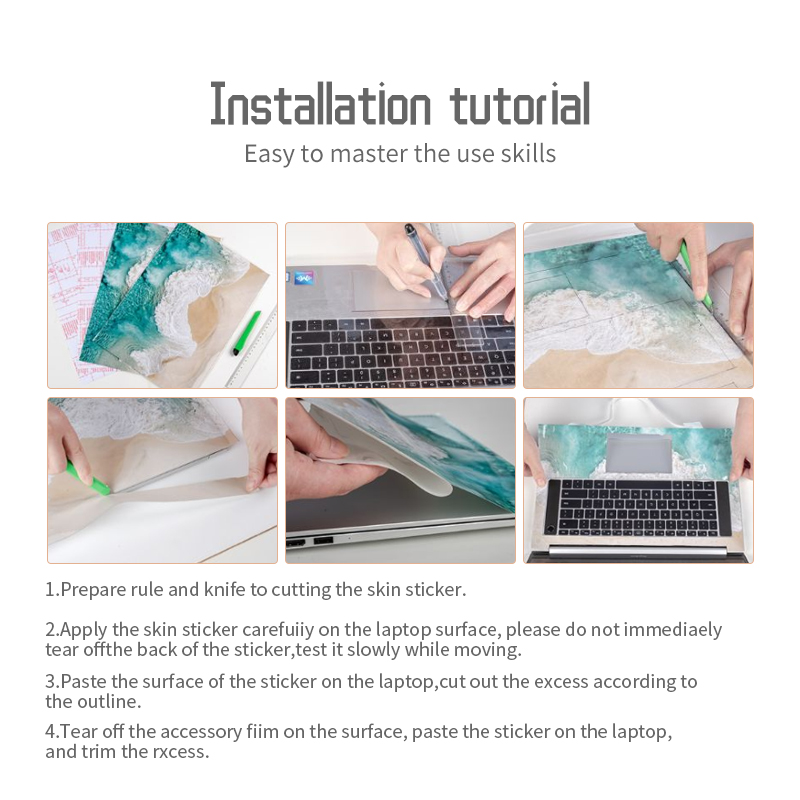 DIY Anime Cover Laptop Sticker - Laptop Accessories Protector recensie en prijs