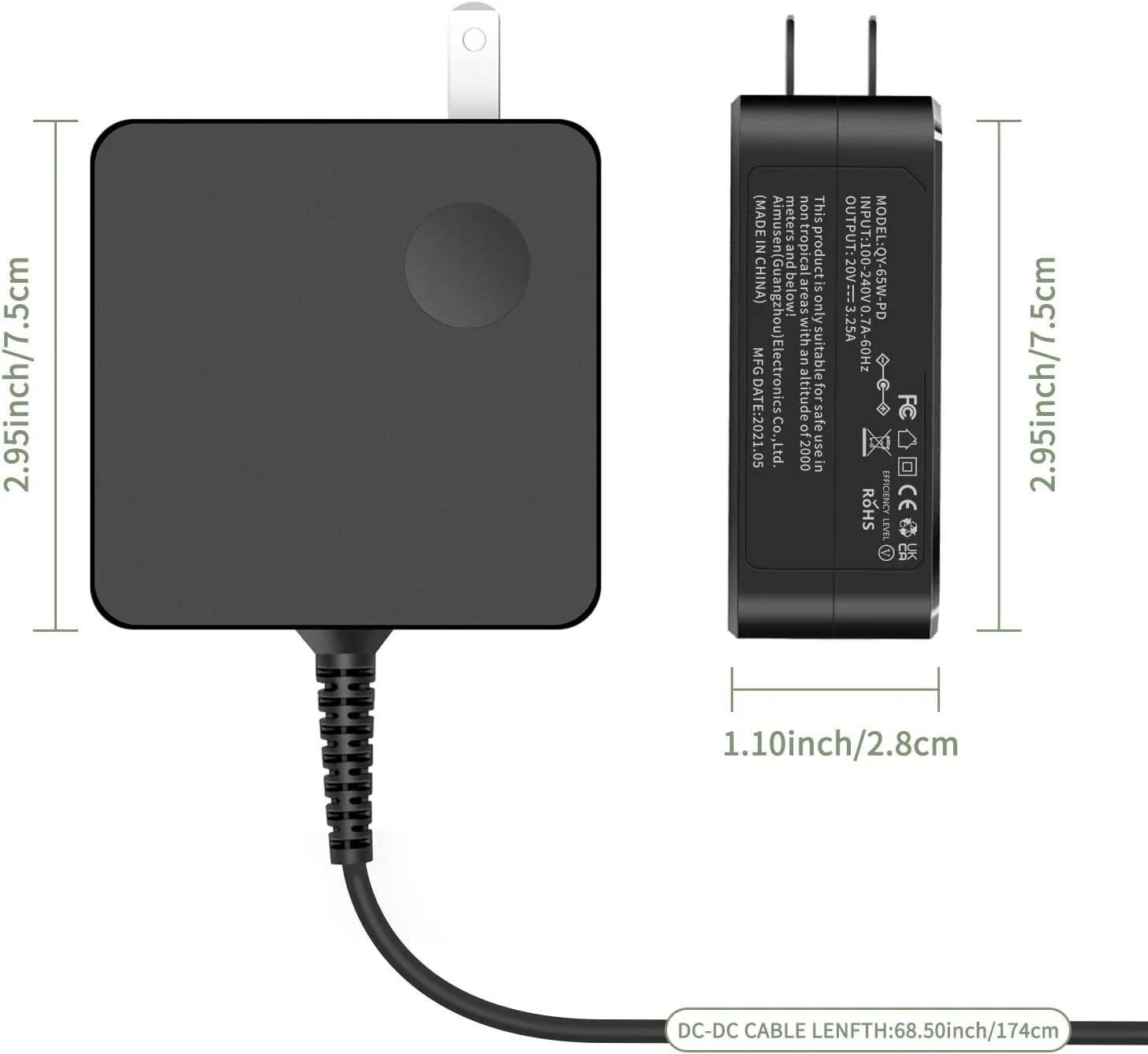 20V 3. 25a 65W Laptop Ac Adapt - Laptop Accessories Shop recensie en prijs